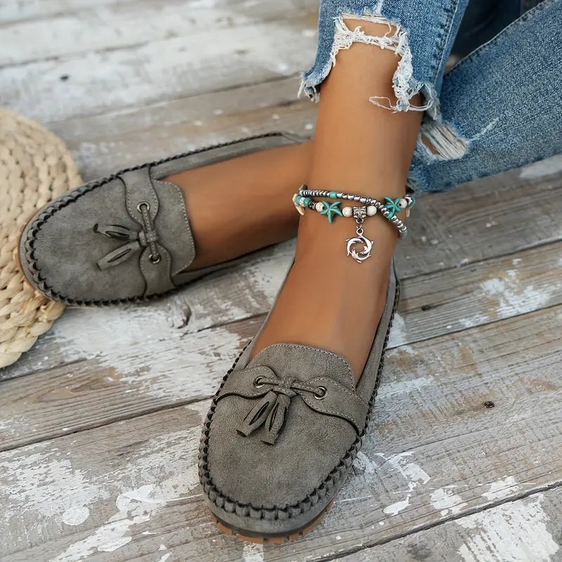 Reagan – Mocassins à Nœud Chic pour Toutes les Occasions
