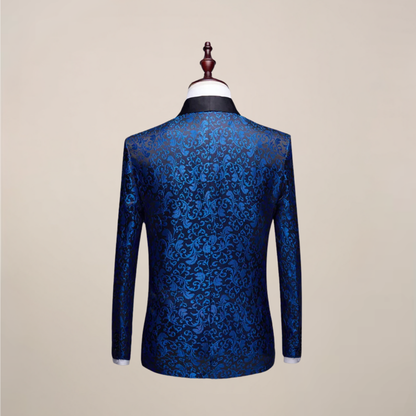 Blazer Tuxedo Slim Fit pour Hommes pour Occasions Formelles