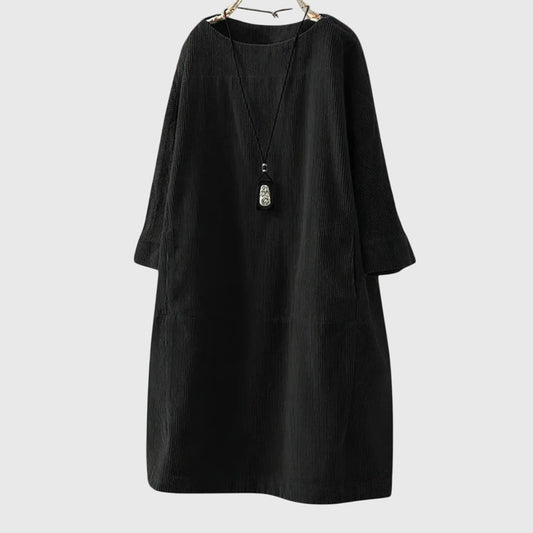 Robe Midi en Velours Côtelé Chic pour Toutes les Occasions