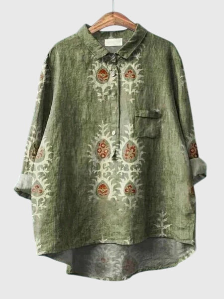 Valeria™ - Blouse en Chiffon à Imprimé Floral pour un Usage Quotidien