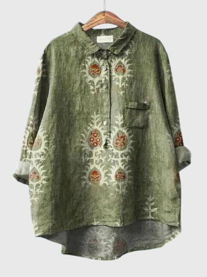 Valeria™ - Blouse en Chiffon à Imprimé Floral pour un Usage Quotidien