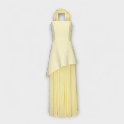 Robe Maxi en Chiffon pour Occasions Spéciales