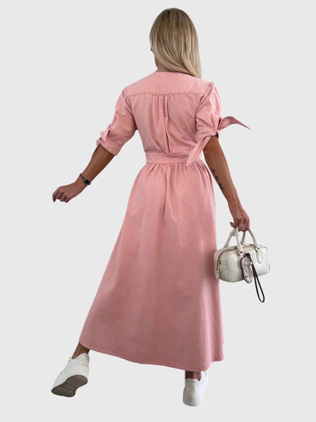 Sophia™ | Robe en Jean Chic pour Chaque Occasion