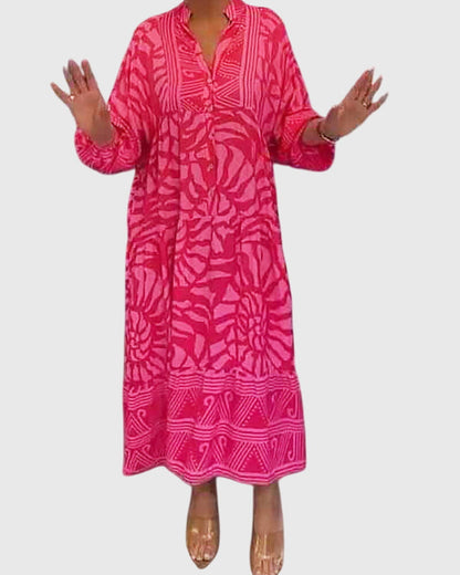 Robe Maxi Chic avec Imprimé Vibrant pour Toutes les Occasions