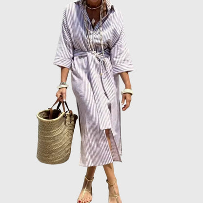 Ellen™ | Robe Rayée Chic pour Toutes les Occasions