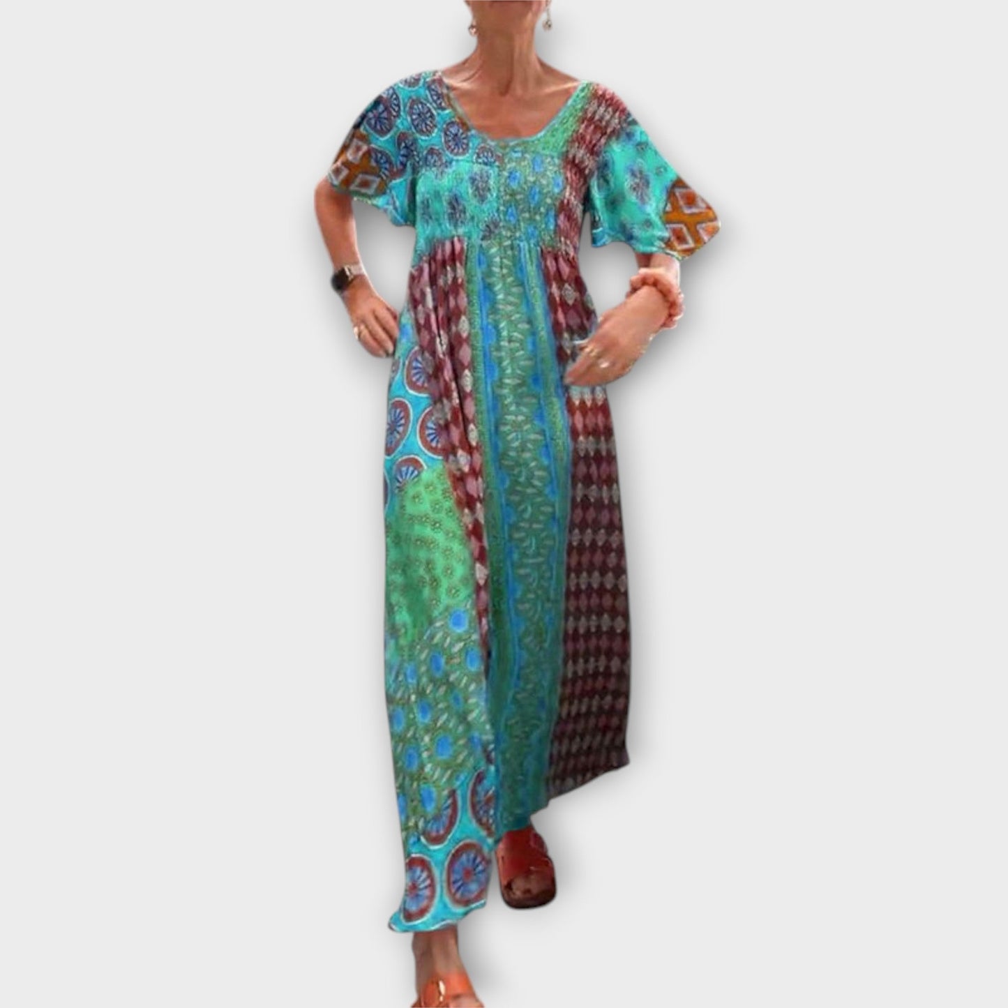 Melania - Robe Boho Colorée pour Toutes Occasions