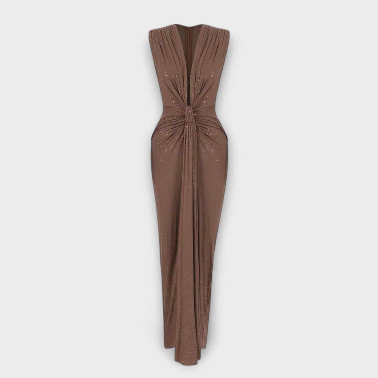Thea - Robe Maxi avec Décolleté en V pour Occasions Chics