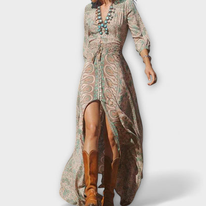 Robe Maxi Bohème pour Festivals et Journées à la Plage