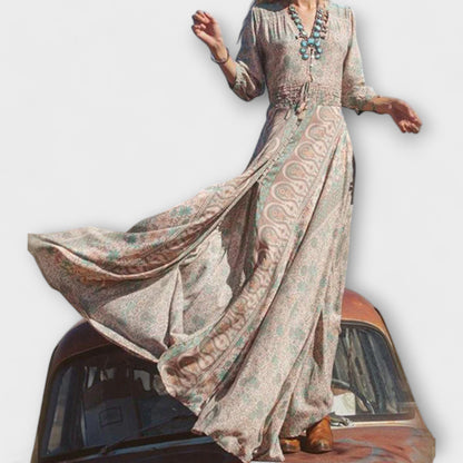 Robe Maxi Bohème pour Festivals et Journées à la Plage