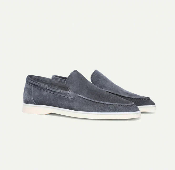 Chaussures Slip-On en Suède Xavier pour Occasions Élégantes
