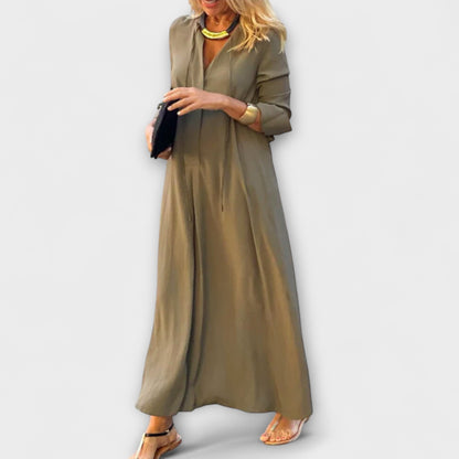 Hannalore - Robe Maxi Fluide pour Toutes Occasions