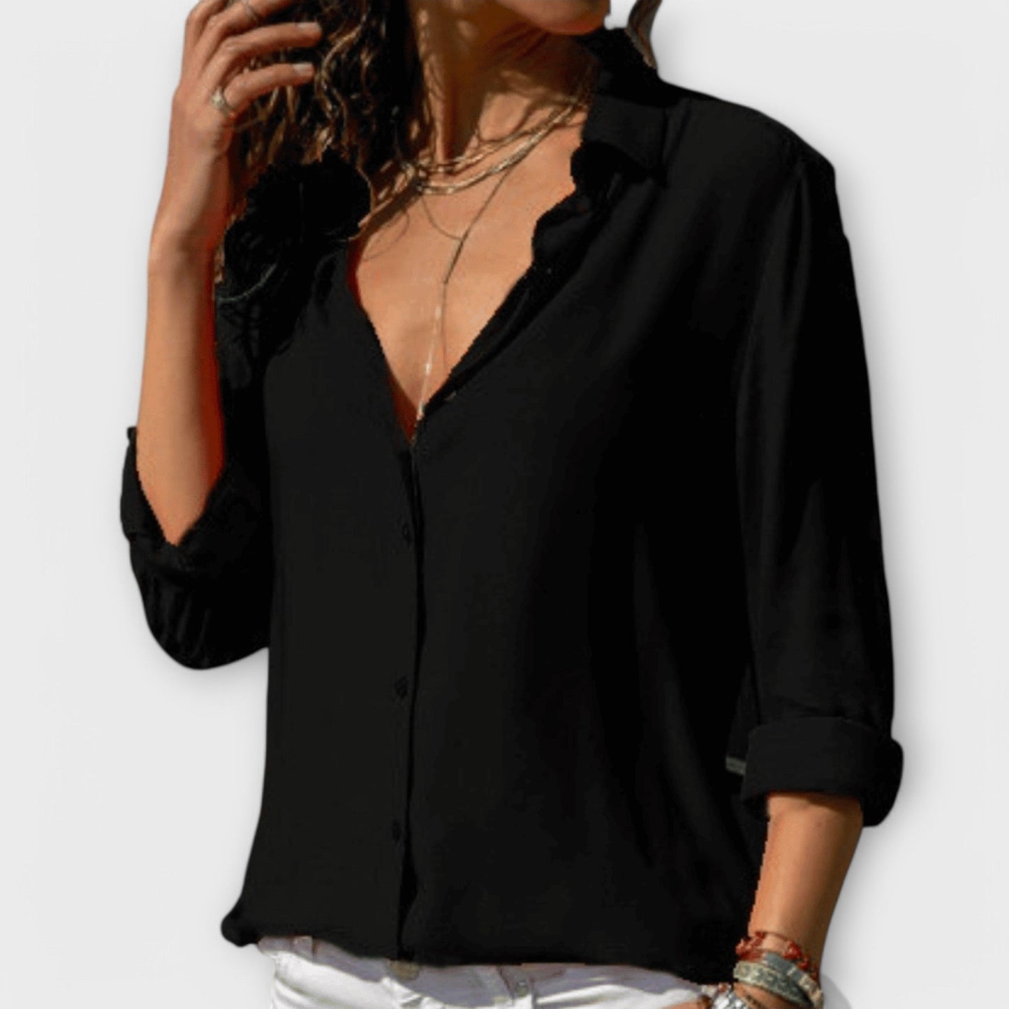 Blouse Chic pour le Bureau et les Soirées