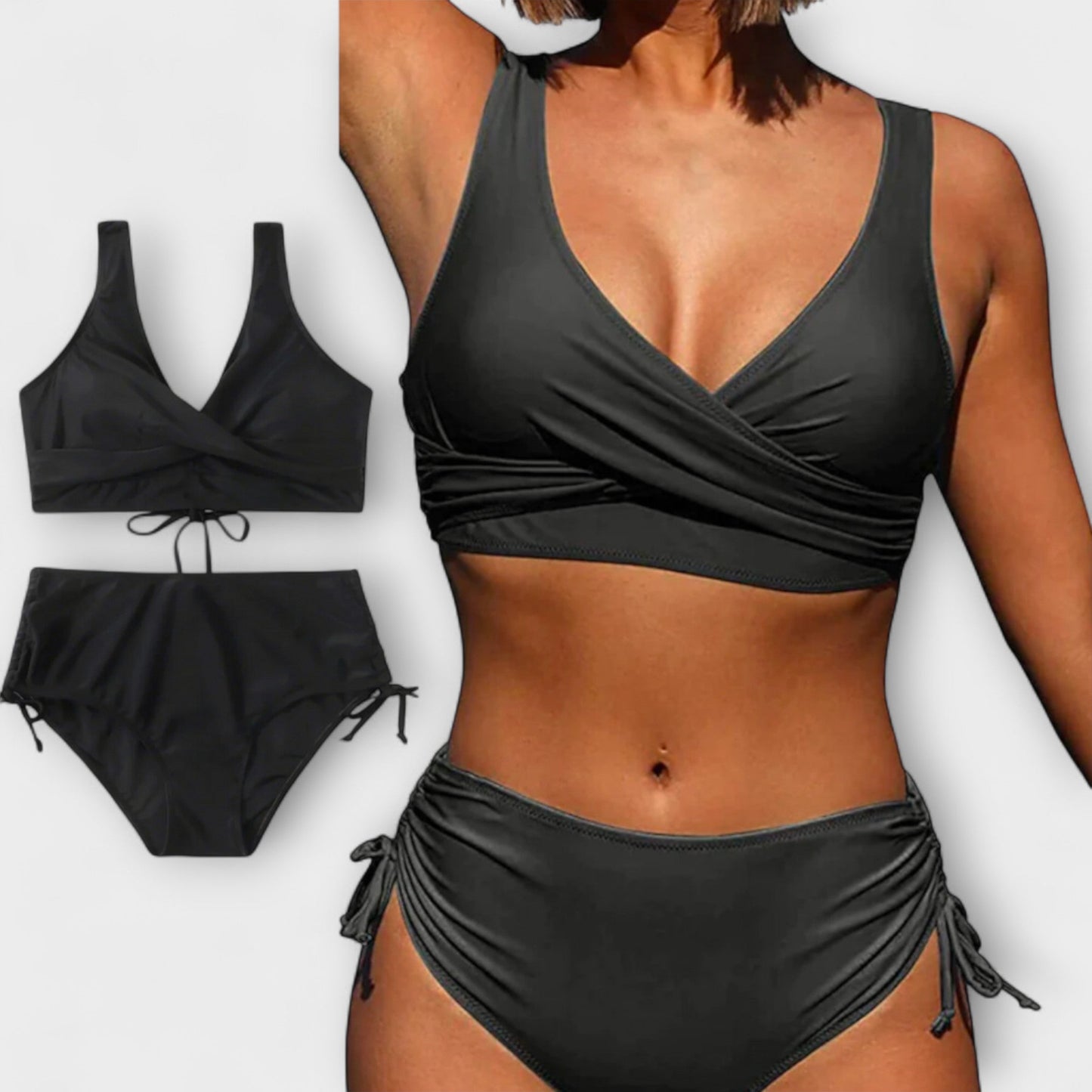 Ensemble de Bikini Chic 2 Pièces pour Plage et Piscine
