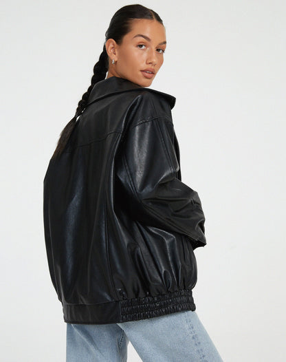 Ruby | Veste Bomber Oversize pour Femme au Style Chic