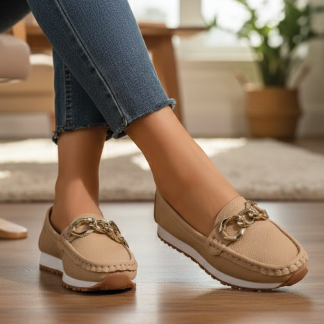 Ellie - Mocassins Chic à Boucle pour Toutes Occasions