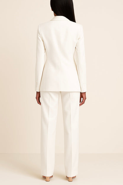 Ensemble de Costume Formelle Chic pour Femmes avec Blazer Long