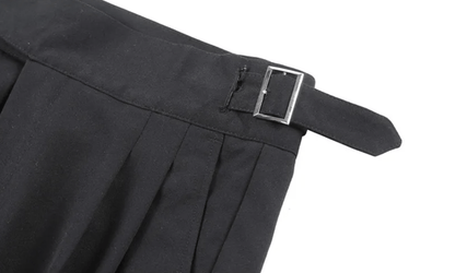 Pantalons Plissés Formels Hauts pour Hommes pour Événements