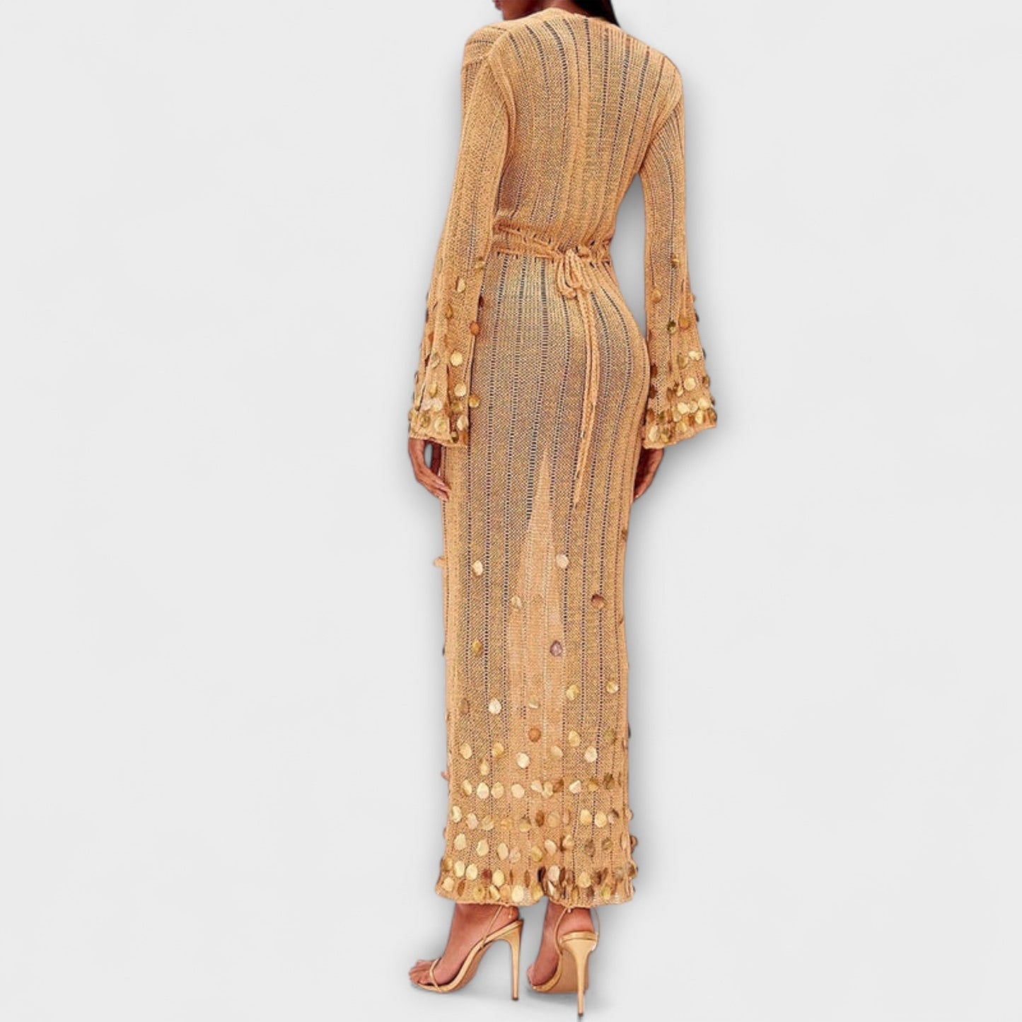 Robe Maxi Signature Nova - Tissu Chic pour Toutes les Occasions