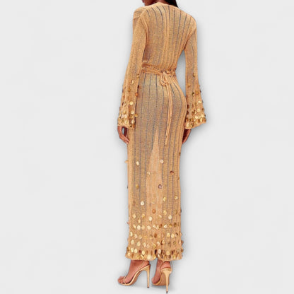 Robe Maxi Signature Nova - Tissu Chic pour Toutes les Occasions