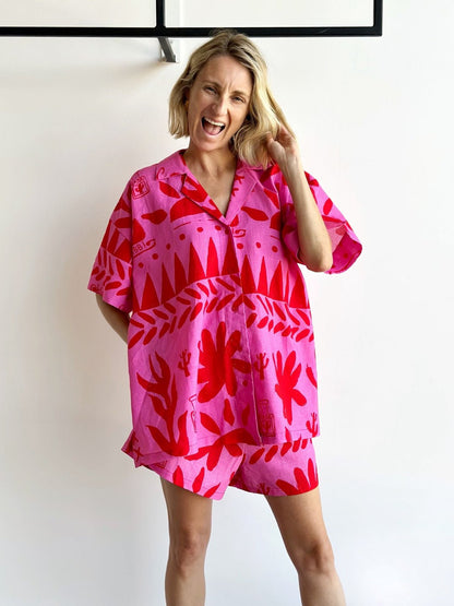 Ensemble d'Été Chic Castro pour Occasions Élégantes