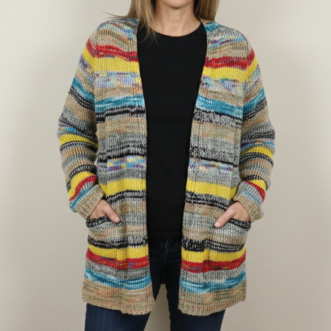 Claire - Cardigan Tricoté Coloré pour Toutes les Occasions