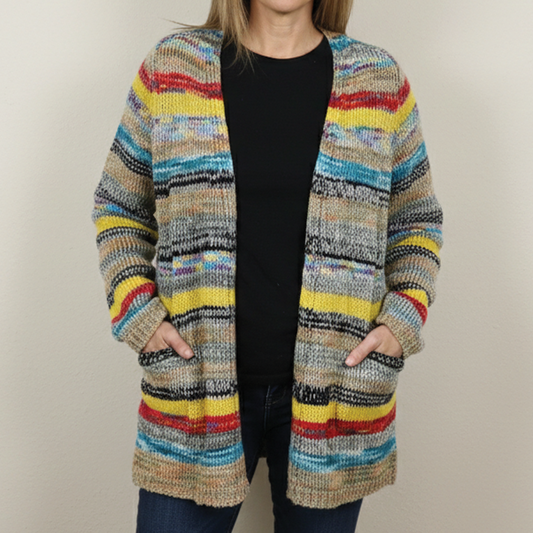Claire - Cardigan Tricoté Coloré pour Toutes les Occasions