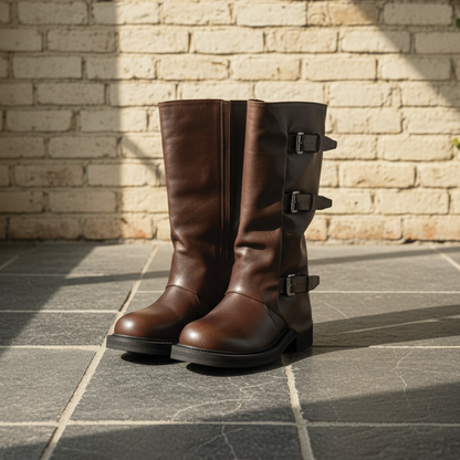 Charlotte - Bottes de mode rétro jusqu'au genou pour toutes les occasions