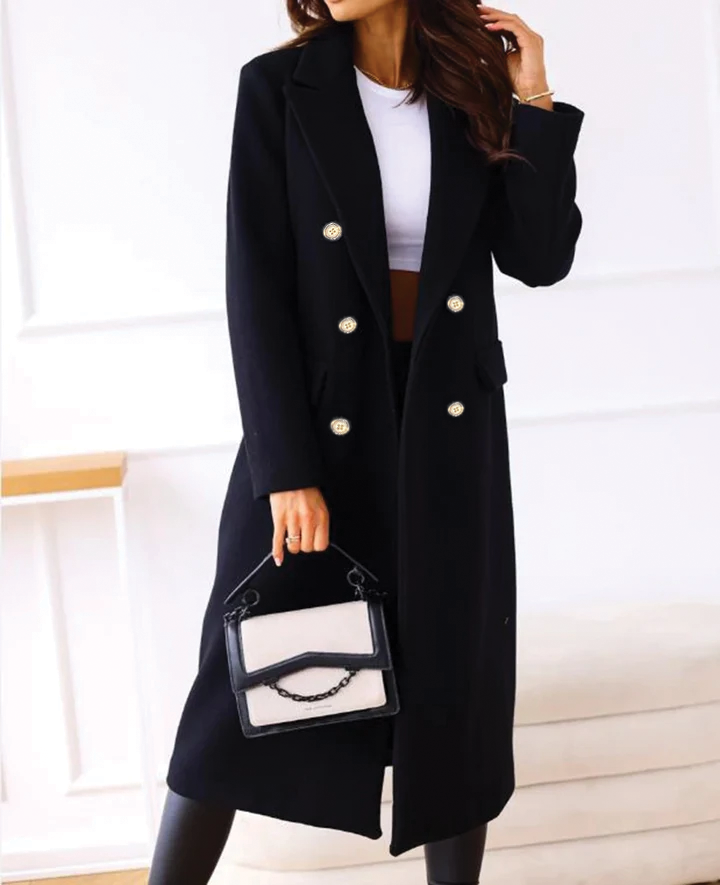 Manteau Trench Ajusté Sophistiqué pour Toutes les Occasions