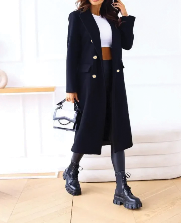 Manteau Trench Ajusté Sophistiqué pour Toutes les Occasions