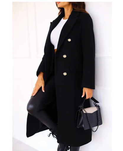 Manteau Trench Ajusté Sophistiqué pour Toutes les Occasions