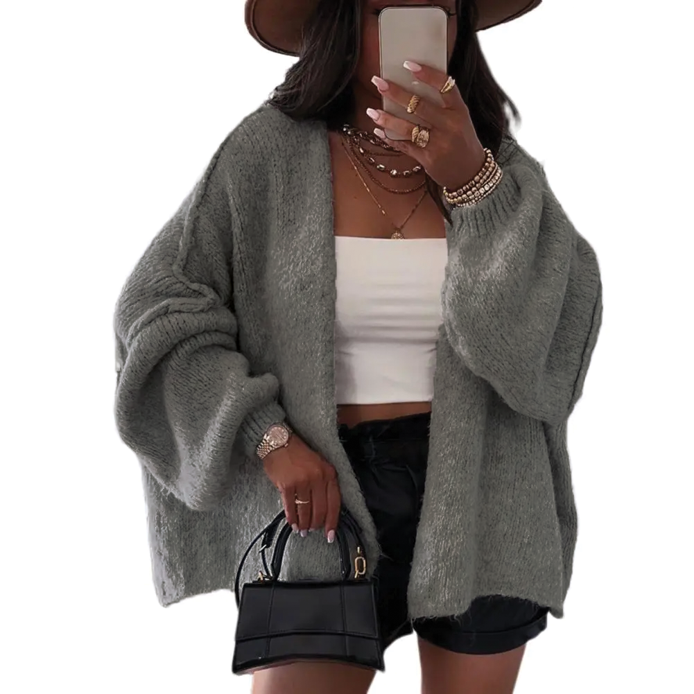 Janet - Cardigan Tricoté Confortable pour un Port Quotidien