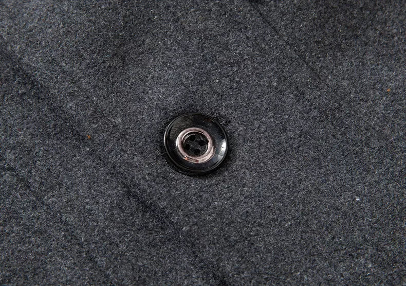 Veste Longue Stylée pour Homme avec Insert Zip-In