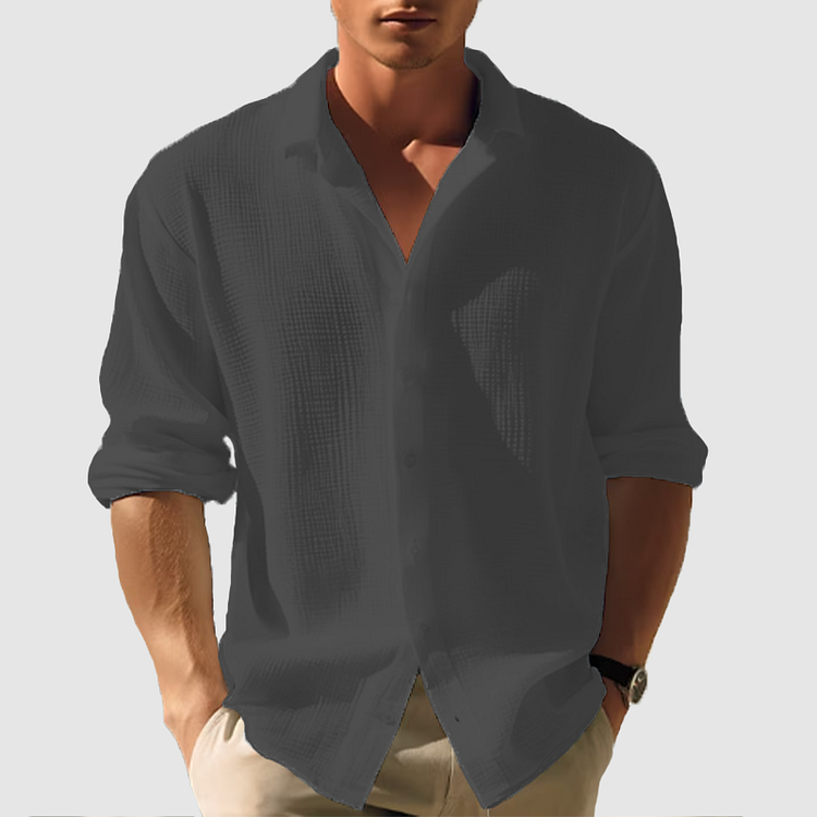 Chemise à Manches Courtes pour Hommes - Idéale pour les Événements en Plein Air