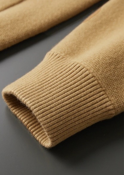 Cardigan pour hommes à boutons avec poches à rabat pour un style superposé élégant