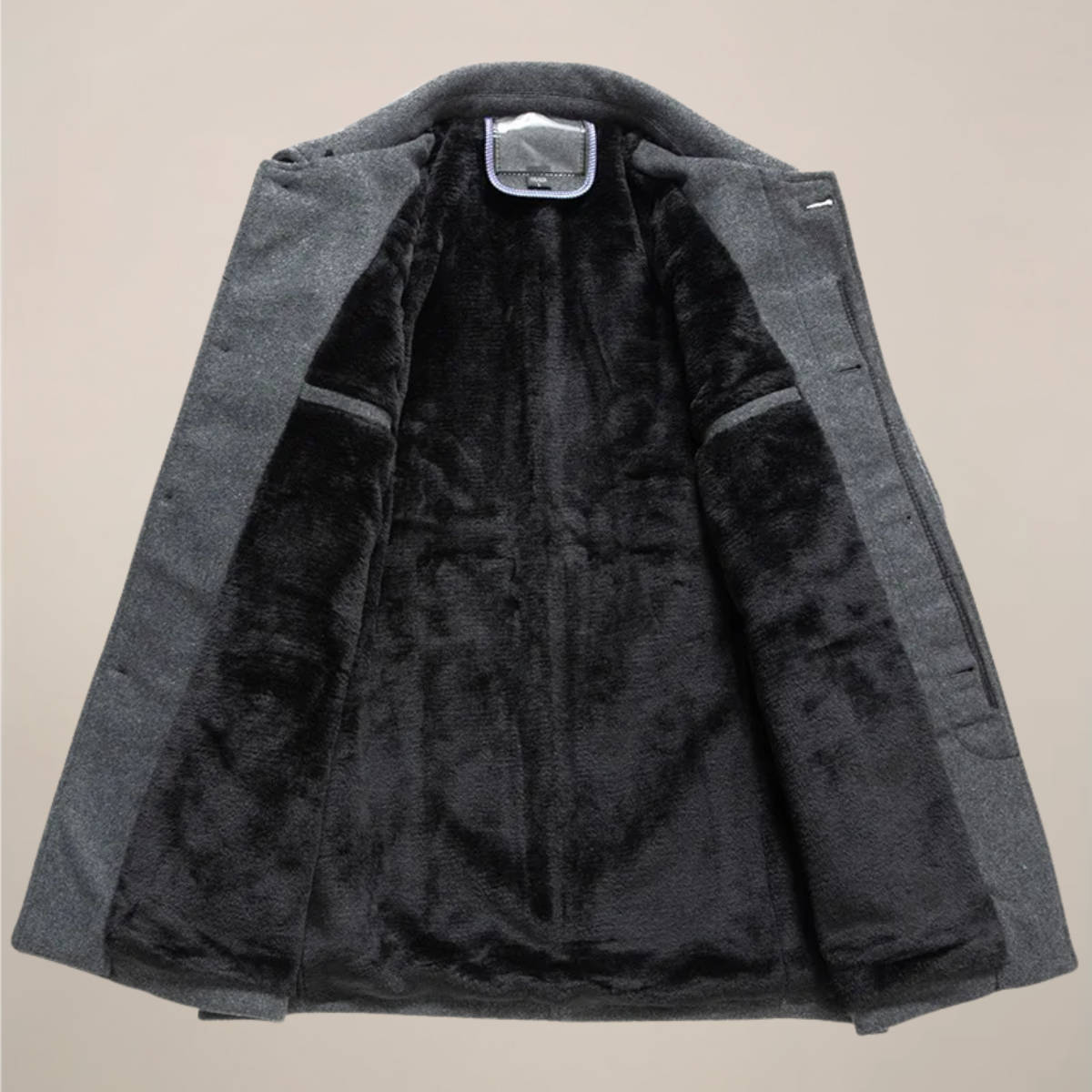 Veste à Boutons pour Hommes – Vêtements Extérieurs Élégants pour l'Automne/Hiver