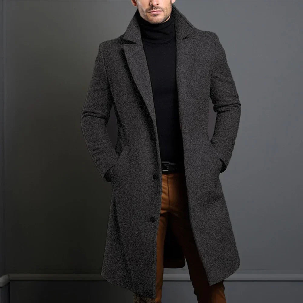 Manteau Classique pour Hommes pour Tenue Formelle Toute l'Année