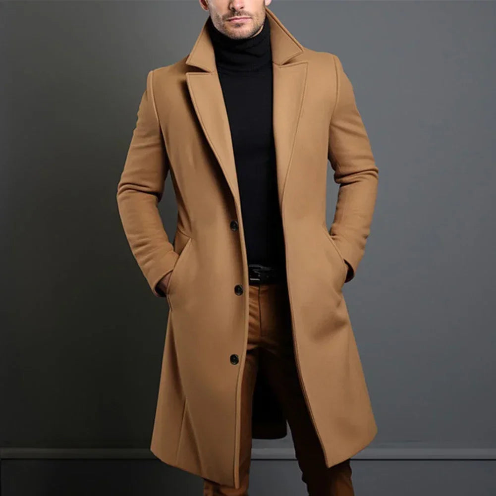 Manteau Classique pour Hommes pour Tenue Formelle Toute l'Année