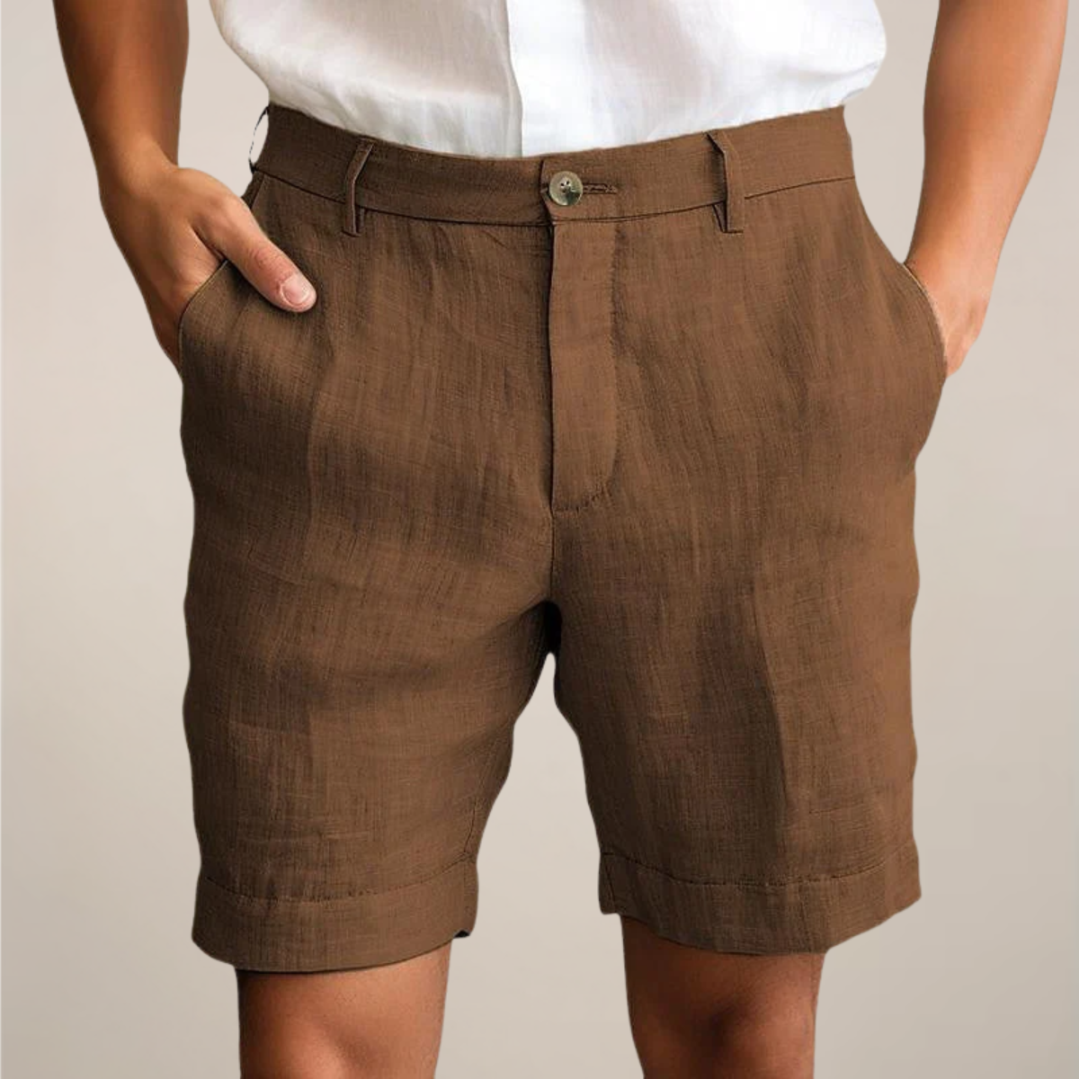 Shorts d'été pour hommes - Ceinture élastique dans des couleurs vives