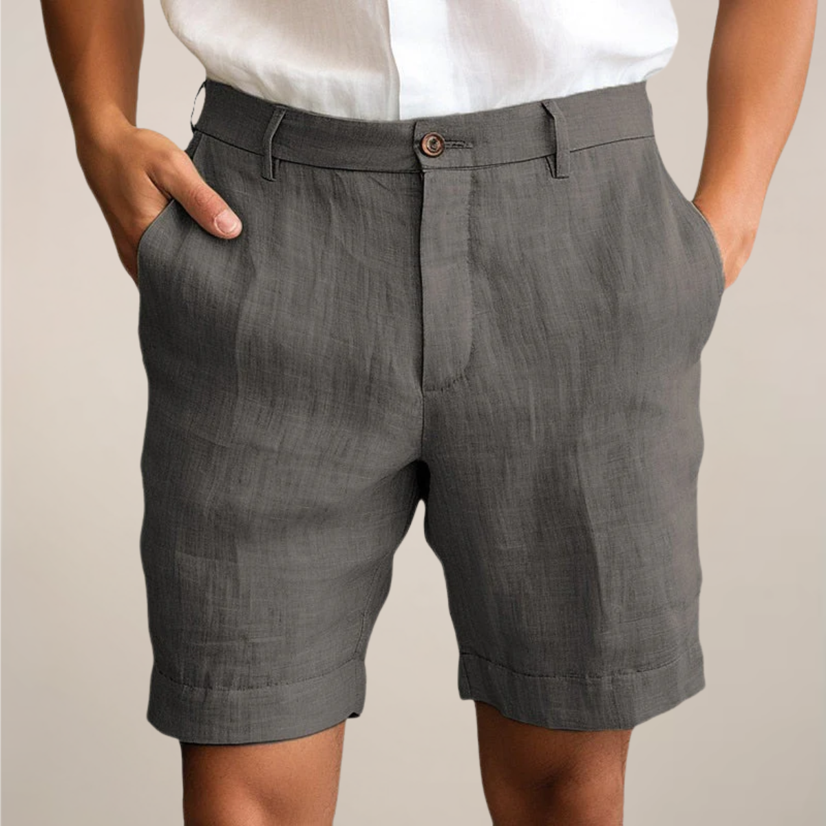 Shorts d'été pour hommes - Ceinture élastique dans des couleurs vives