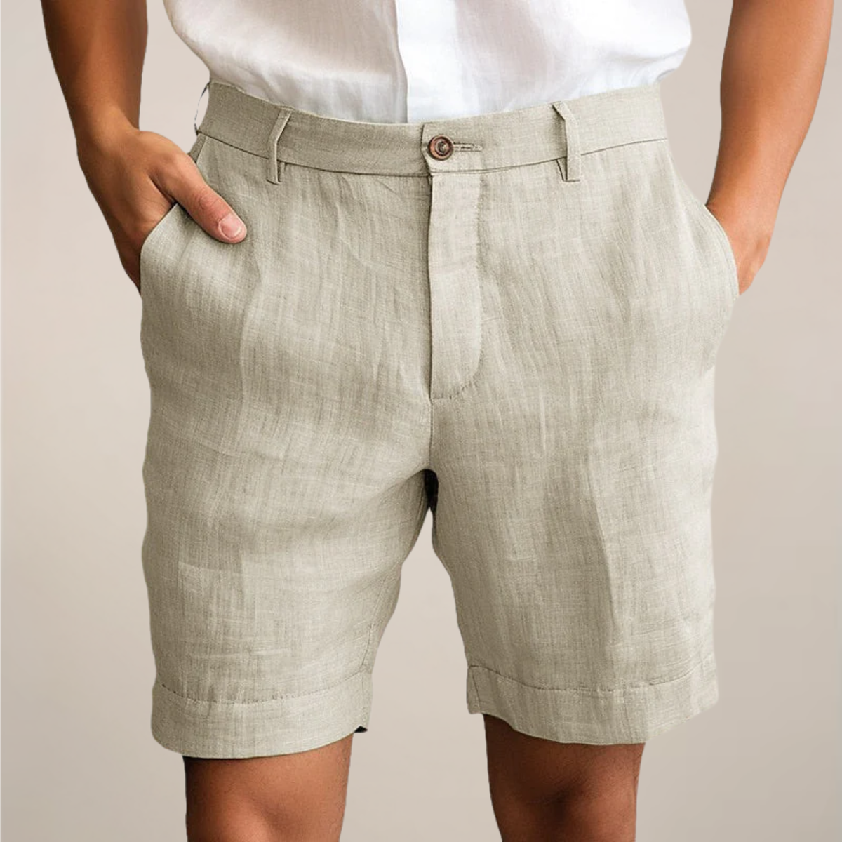 Shorts d'été pour hommes - Ceinture élastique dans des couleurs vives