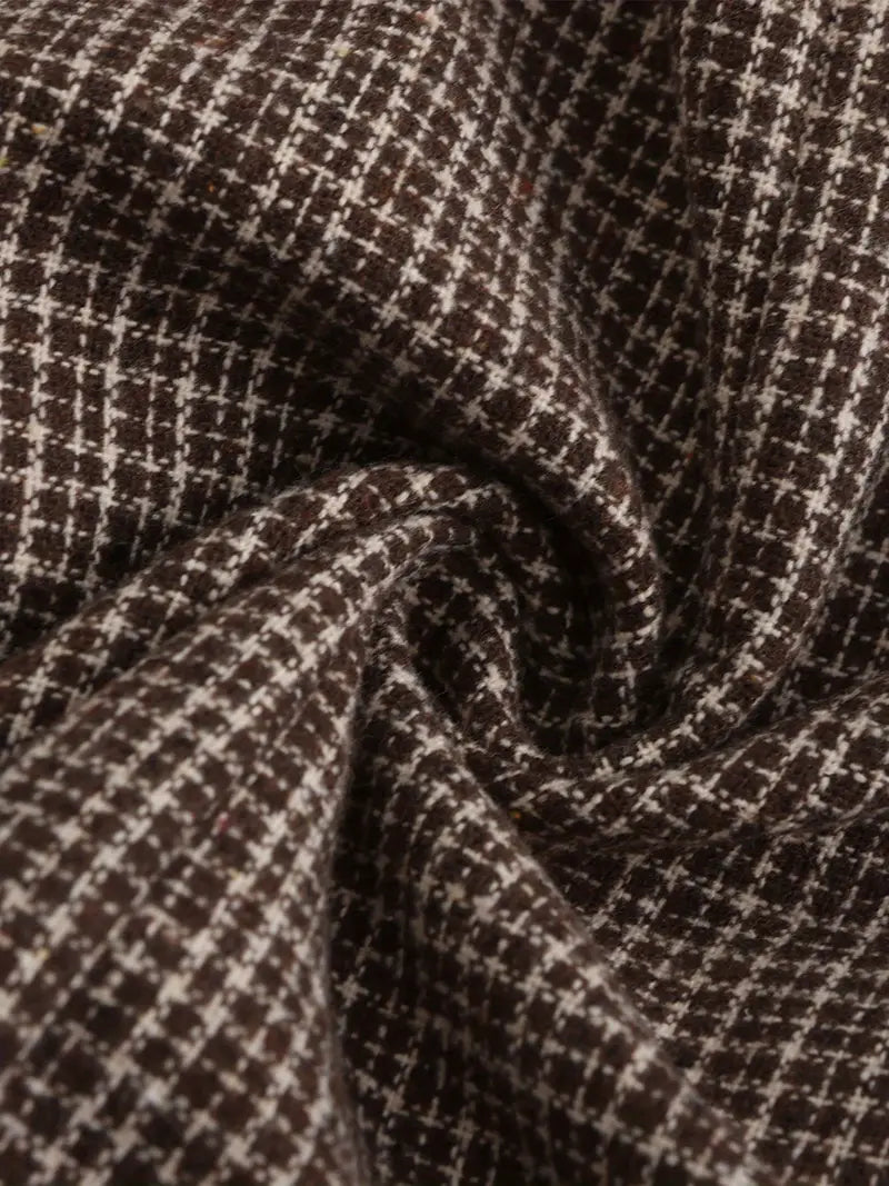 Blazer à Carreaux Slim Fit pour Hommes pour Événements Smart Casual