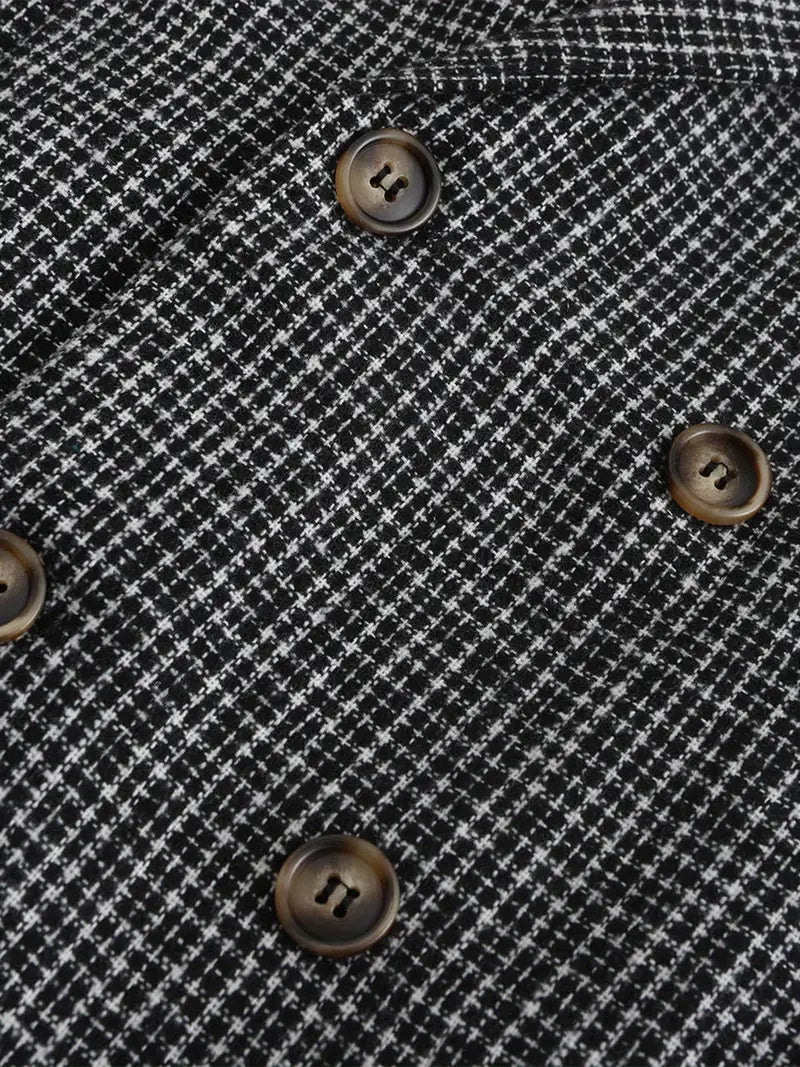 Blazer à Carreaux Slim Fit pour Hommes pour Événements Smart Casual