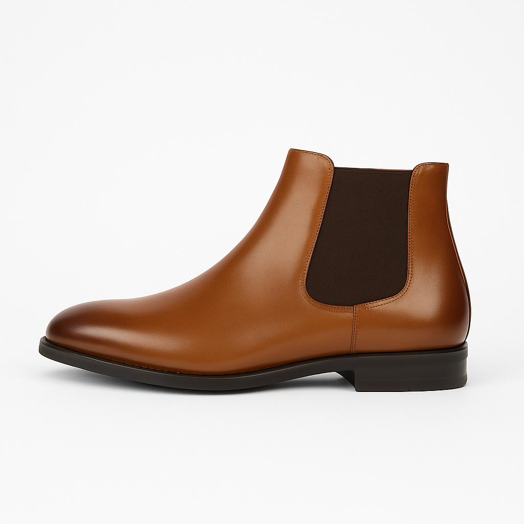 Bottines Chelsea pour Hommes à Cheville Haute pour Toutes les Occasions