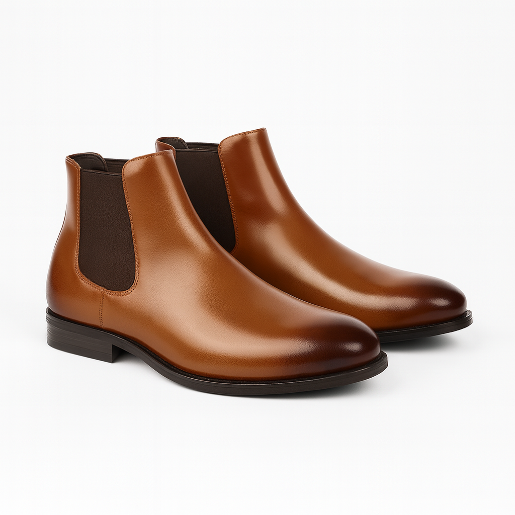 Bottines Chelsea pour Hommes à Cheville Haute pour Toutes les Occasions