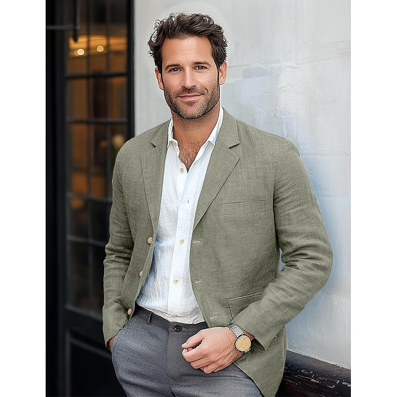 Blazer Classique pour Hommes – Vêtement Élégant Toute Saison