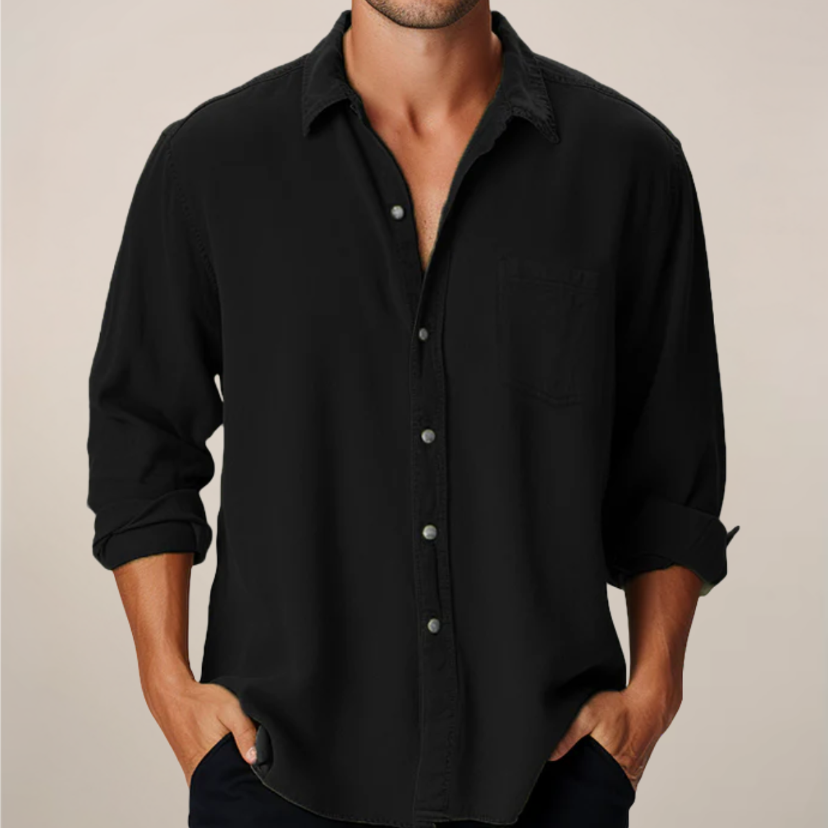 Chemise à Manches Longues Classique pour Hommes pour Toutes les Occasions