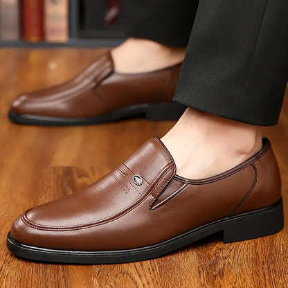 Mocassins en cuir poli pour hommes pour occasions formelles