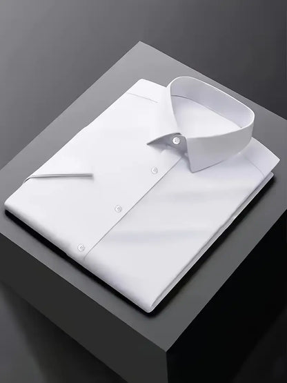 Chemise de Costume Slim Fit Blanche pour Événements Formels