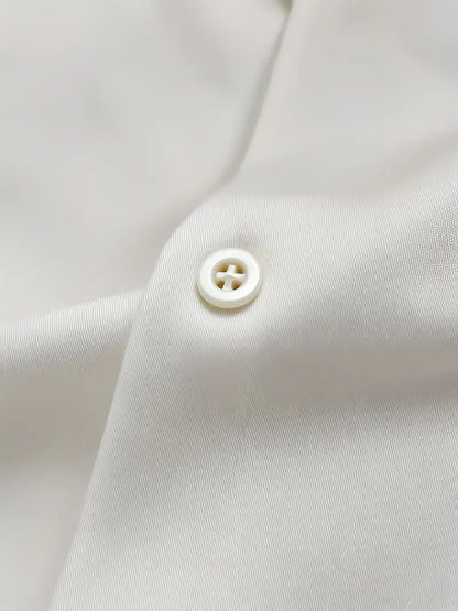 Chemise de Costume Slim Fit Blanche pour Événements Formels