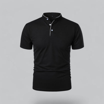 Polo sans col pour hommes – Style classique pour toutes les occasions